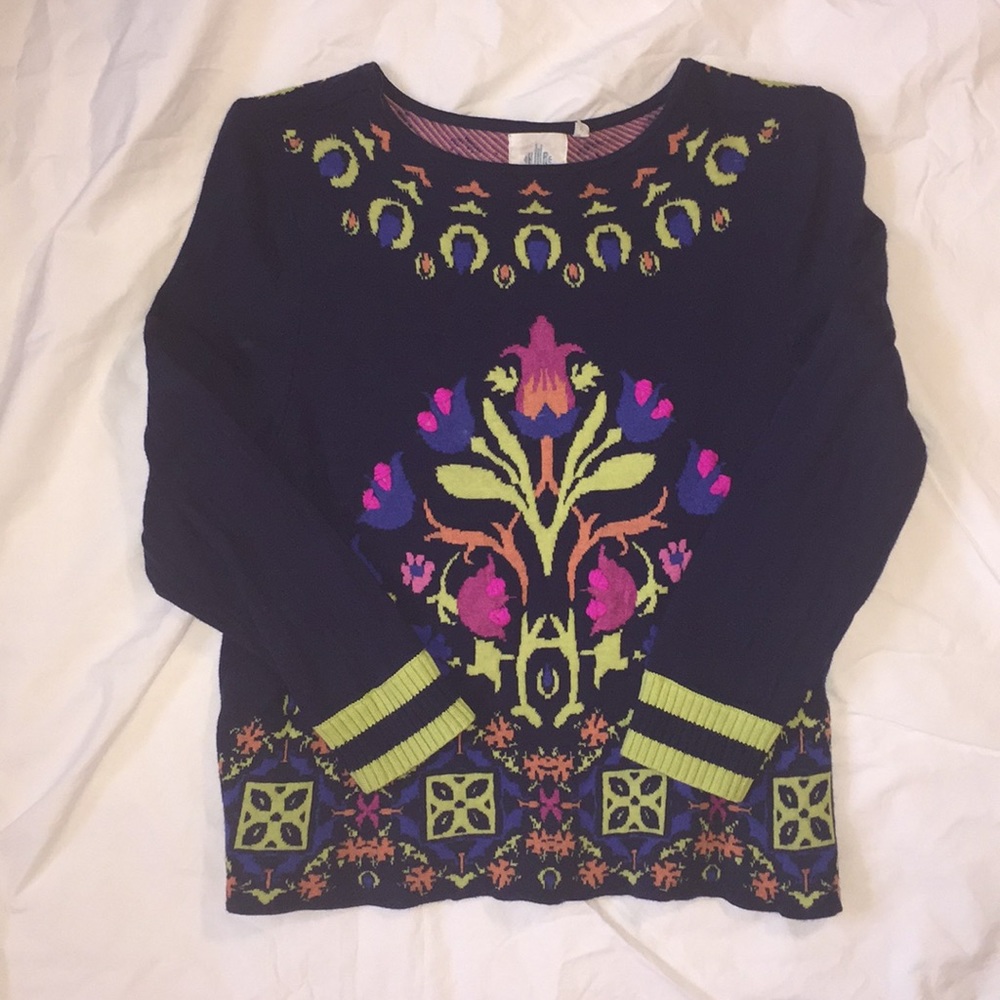 Anthropologie 3/4 sleeve sweater